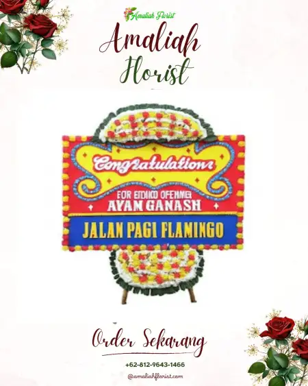 Sewa Papan Bunga Balai Komando Cijantung Jakarta